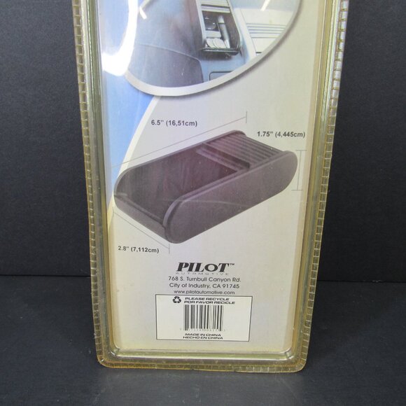 Vintage Pilot PR-004 Hidden Organizer For Car Felt Lined 3M Adhesive Mount - Picture 8 of 8